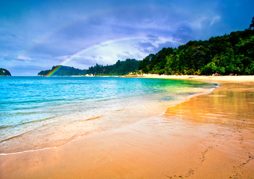 Beach-Rainbow-in-Abel-Tasman-b-1382-5345