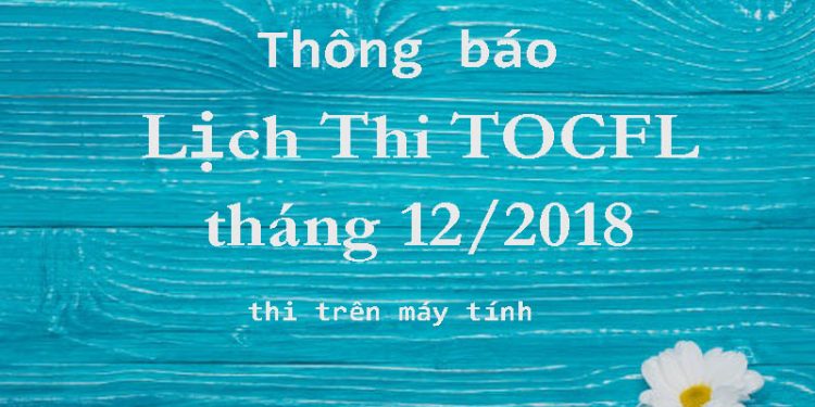 lịch thiTOCFL